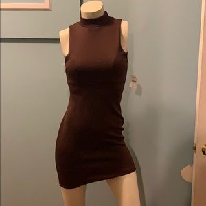 Eggplant fitted dress
